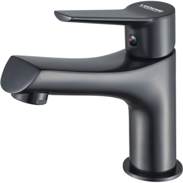 Смеситель для раковины Ledeme черный (L1069B)