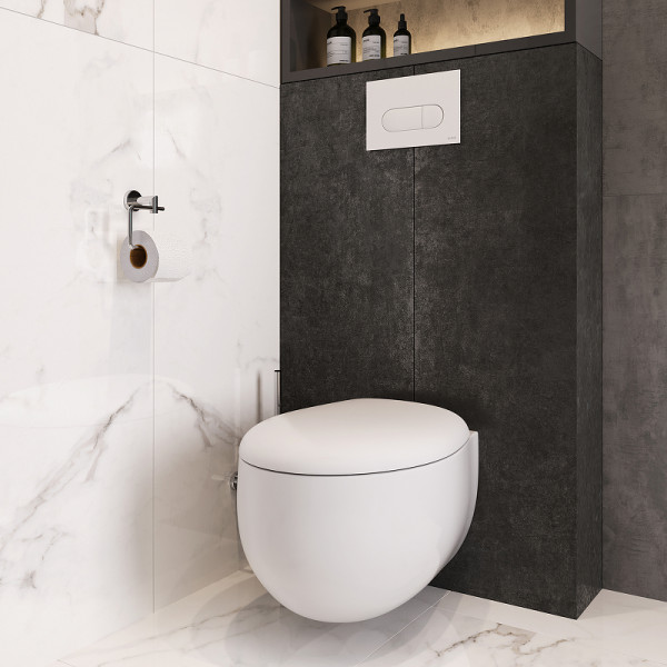 Унитаз подвесной Vitra Memoria без сиденья белый (5885B403-0101)