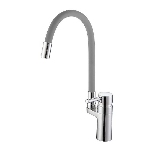 Смеситель для кухни Dlin с гибким изливом хром (D157315-2)