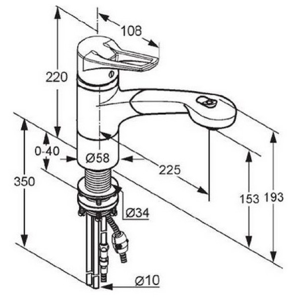 Смеситель для кухни Kludi MX (399410562) Смеситель для кухни Kludi MX (399410562)