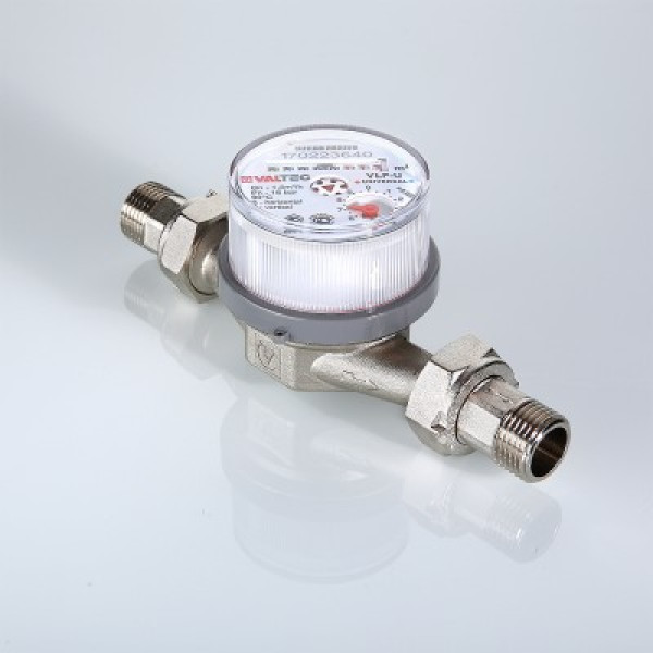 Счетчик для воды универсальный Valtec 3/4" (105 мм., со сгонами) VLF-20U Счетчик для воды универсальный Valtec 3/4" (105 мм., со сгонами) VLF-20U