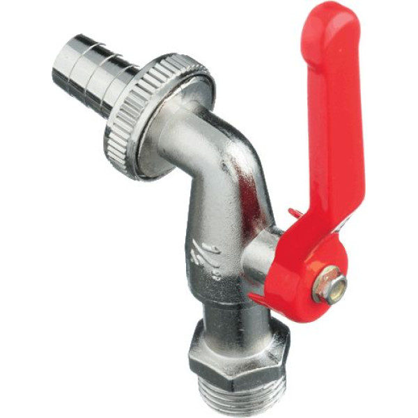 Кран 1/2" шаровый сливной со штуцером TeRma (ручка) (850) Кран 1/2" шаровый сливной со штуцером TeRma (ручка) (850)