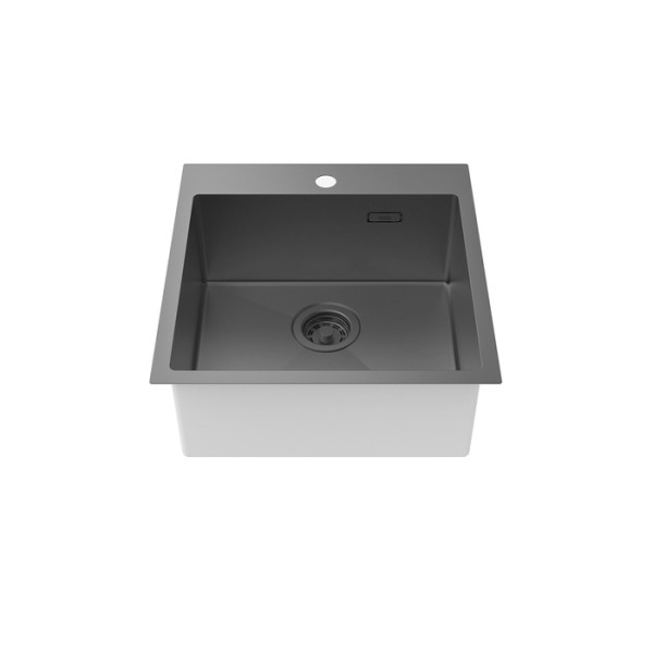 Мойка встраиваемая Iddis Haze 49x510x21 Haze с сифоном графит (HAZ49GMi77)