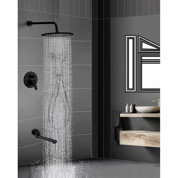 Душевая система ALMAes Ruver черная матовая (TVZ-8830) Душевая система ALMAes Ruver черная матовая (TVZ-8830)