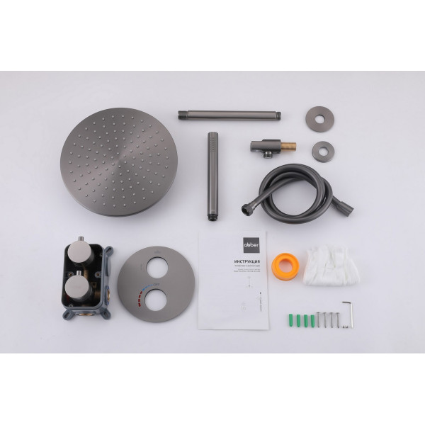 Душевая система Abber Wasser Kreis  никель (AF8121NG)