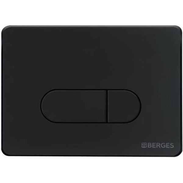 Комплект инсталляция с унитазом Berges Novum c с кнопкой D5 Soft Touch черная, унитаз OKUS, сиденье Toma Slim SO (043274)