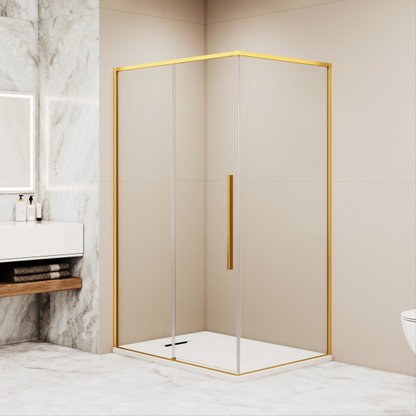 Душевой уголок RGW SV-42G 900x1200 стекло прозрачное, профиль золото BRUSH (32324292-16)
