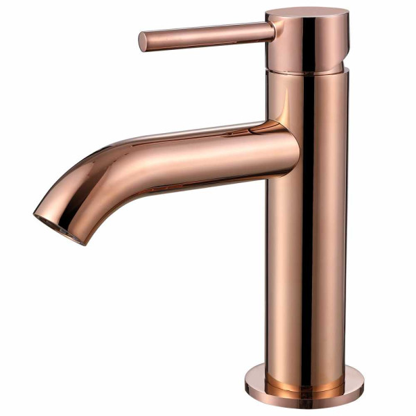 Смеситель для раковины Abber Wasser Kreis розовое золото (AF8110RG)