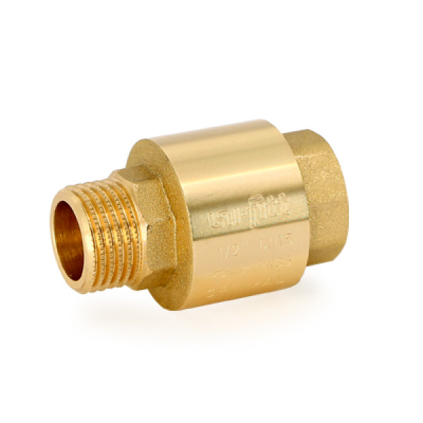 Клапан обратный вертикальный 3/4" НВ Uni-Fitt Optimal с латунным седлом (латунь) (224G3001) Клапан обратный вертикальный 3/4" НВ Uni-Fitt Optimal с латунным седлом (латунь) (224G3001)
