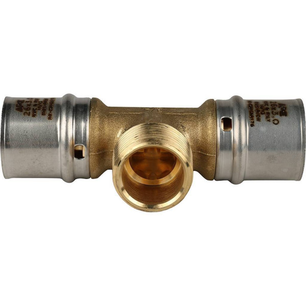 Тройник 26x3/4"Нx26 Stout (пресс) (SFP-0008-263426)