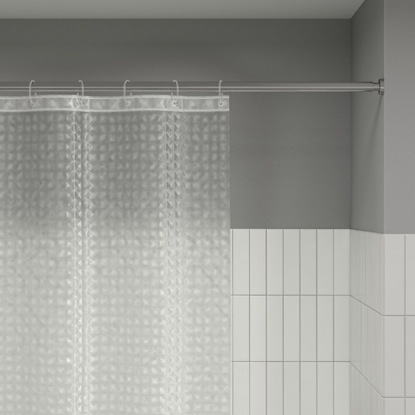Шторка для ванн текстильная Iddis Promo 180x200 прозрачная (P01PV18i11)