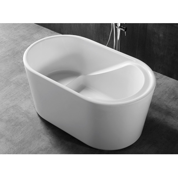 Ванна акриловая отдельностоящая Abber 130х75 белая (AB9277)