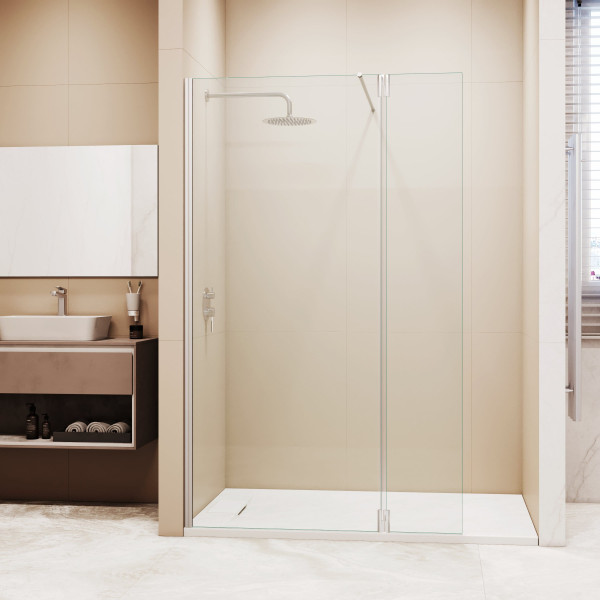 Душевая перегородка RGW WA-051 (WA-010 + Z-071) 1100 стекло прозрачное, профиль хром (351005113-11) Душевая перегородка RGW WA-051 (WA-010 + Z-071) 1100 стекло прозрачное, профиль хром (351005113-11)