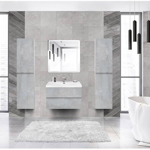 Тумба подвесная Cezares Molveno 46 80x50 Beton (MOLVENO 46-80-2C-SO-BET)