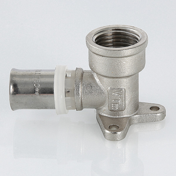 Водорозетка 26x3/4"В Valtec (пресс, никель) (VTm.254.N.002605) Водорозетка 26x3/4"В Valtec (пресс, никель) (VTm.254.N.002605)