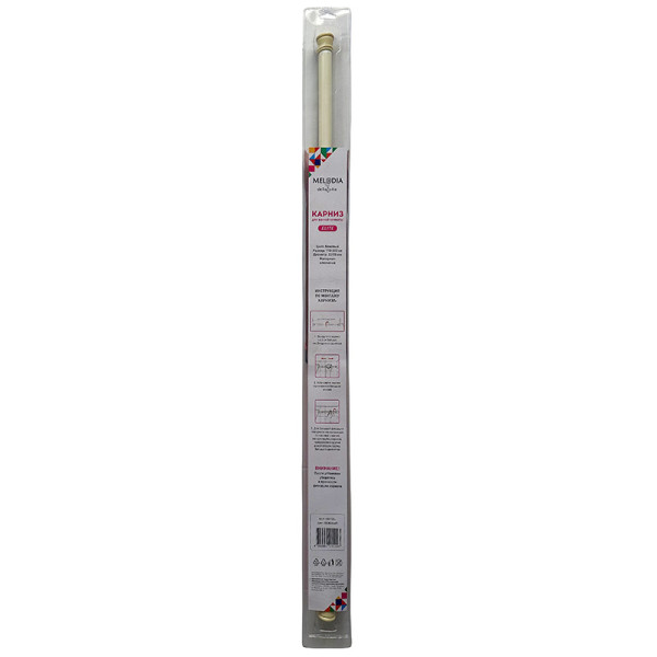 Карниз для ванны Melodia 110-200см AL бежевый д.22/25мм ELITE (Mcr-00013BL) Карниз для ванны Melodia 110-200см AL бежевый д.22/25мм ELITE (Mcr-00013BL)