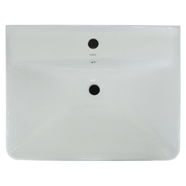 Тумба подвесная Azario с раковиной Lotos 60/2 с раковиной Monte 60 (CS00083929)