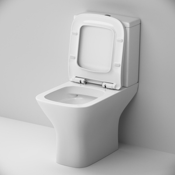 Унитаз-компакт AM.PM Gem безободковый с сиденьем микролифт (C908601SC)