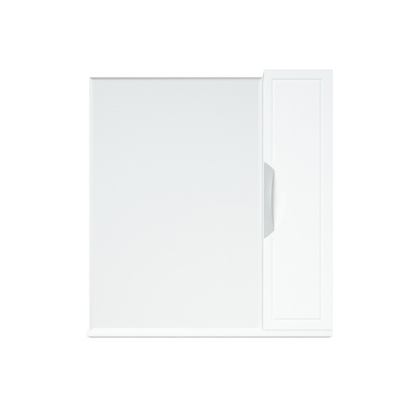 Шкаф зеркальный Melodia Альфа 65 белый (MFR80018WT)