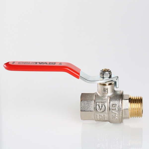 Кран 1 1/4" ВН шаровый Valtec Base (красная ручка) VT.215.N.07