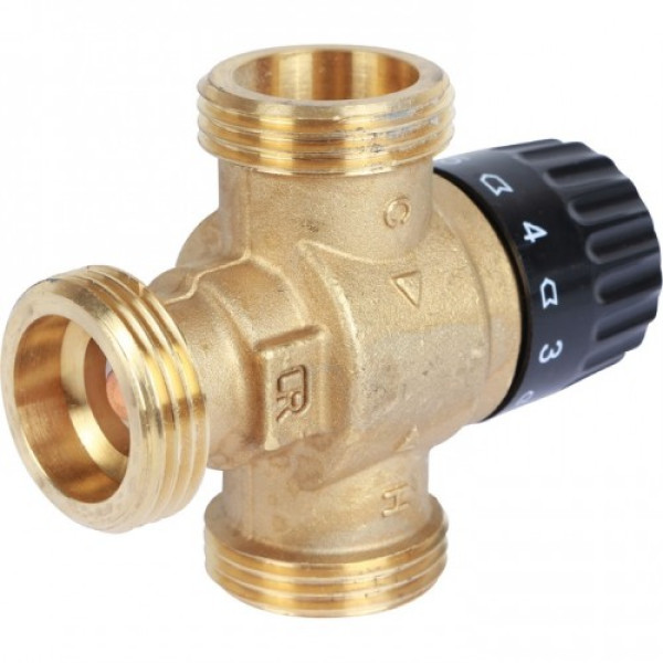 Вентиль термостатический смесительный Stout 1" НР 30-65°C, KVs 1,8 SVM-0125-186525 Вентиль термостатический смесительный Stout 1" НР 30-65°C, KVs 1,8 SVM-0125-186525