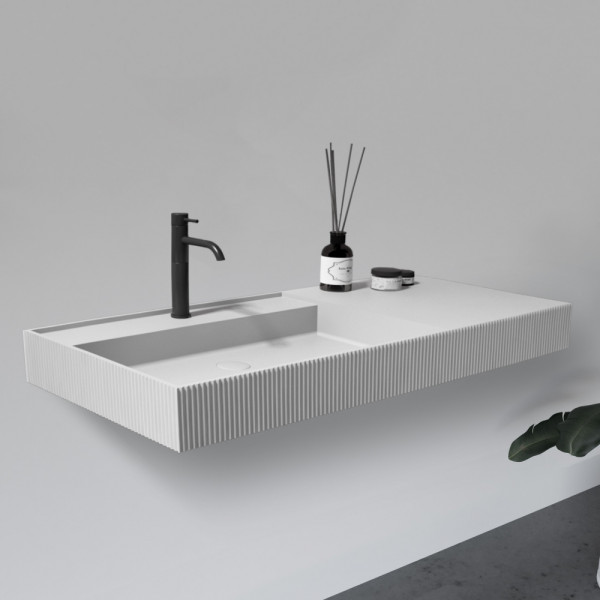 Раковина подвесная Abber Stein 1200x480 белый матовый (AS2628) Раковина подвесная Abber Stein 1200x480 белый матовый (AS2628)