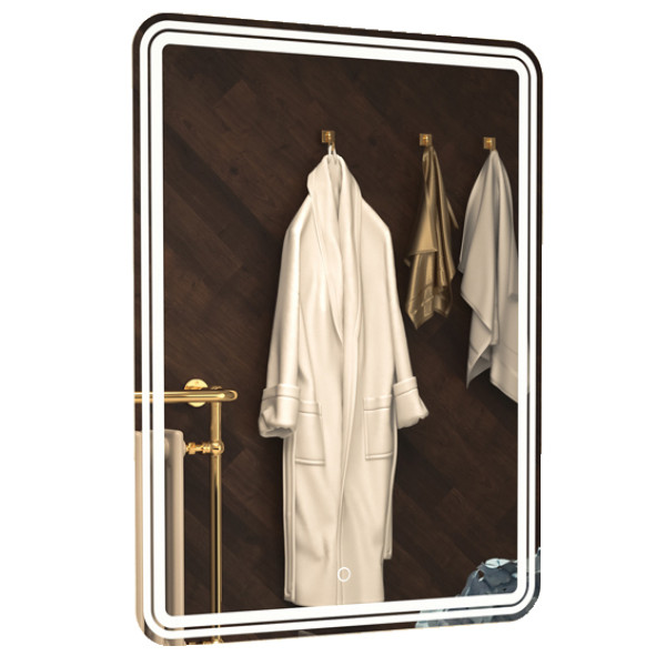 Зеркало Azario Adriana 600х800 влагостойкое c подсветкой и диммером (CS00066638) Зеркало Azario Adriana 600х800 влагостойкое c подсветкой и диммером (CS00066638)