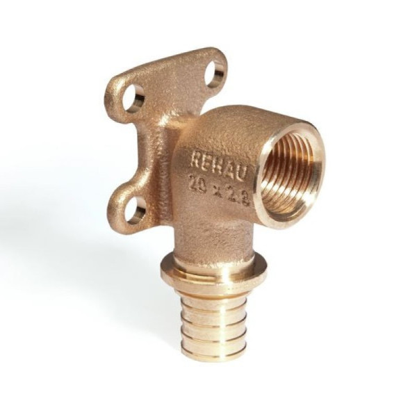 Водорозетка Rehau Rautitan RX+ 16х1/2"В с квадратными фланцами (бронза) (14563671001) Водорозетка Rehau Rautitan RX+ 16х1/2"В с квадратными фланцами (бронза) (14563671001)