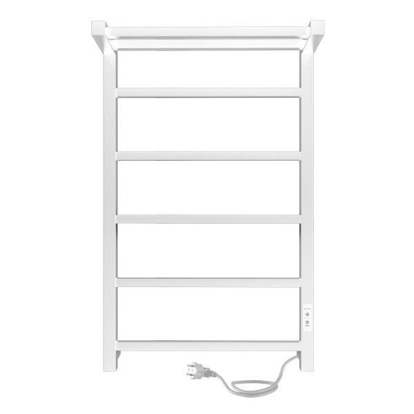 Полотенцесушитель электрический Indigo Forma 800x500 таймер, унив.подкл.RxL, Белый матовый (LEF80-50WMRt)
