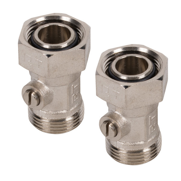 Комплект фитингов со встроенным шаровым краном Royal Thermo 3/4"х3/4"EK (RTE 07.0020) Комплект фитингов со встроенным шаровым краном Royal Thermo 3/4"х3/4"EK (RTE 07.0020)