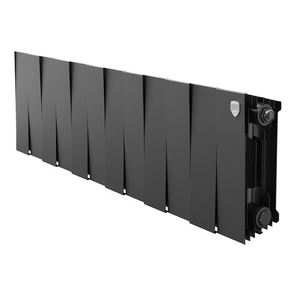 Радиатор биметаллический Royal Thermo PianoForte 200 Чёрный (12 секций) (RTPB3020012)