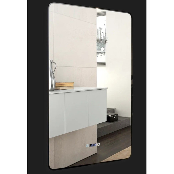 Зеркало Azario Incanto 600х1000 - 3.1 ЖК-часы, подогрев, сенсорный выключатель с функцией диммера (LED-00002539) Зеркало Azario Incanto 600х1000 - 3.1 ЖК-часы, подогрев, сенсорный выключатель с функцией диммера (LED-00002539)