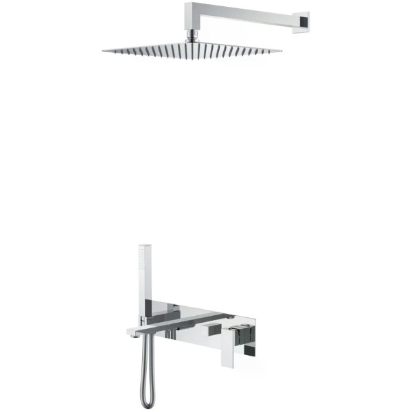 Душевая система Boheme Qubic CR (хром) (474-CR)