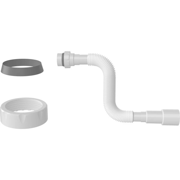 Отвод гофр. переходной 1 1/2"х40/50 (740 мм) Nova (c конусной прокладкой) (1325)