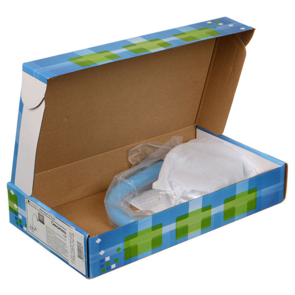 Смеситель для кухни Ex-promt Cross с гибким изливом, хром (Ex102.2-01 light blue)