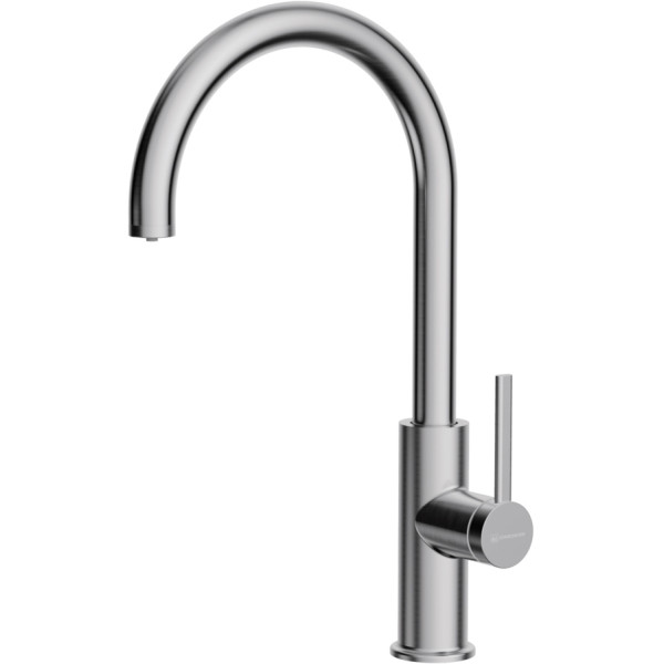 Смеситель для кухни Omoikiri Okawa 2 Plus-BN нержавеющая сталь (4994549)