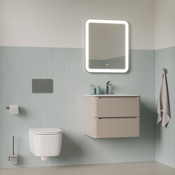 Унитаз подвесной Iddis Bridge безободковый белый (BRIRNSEi25)