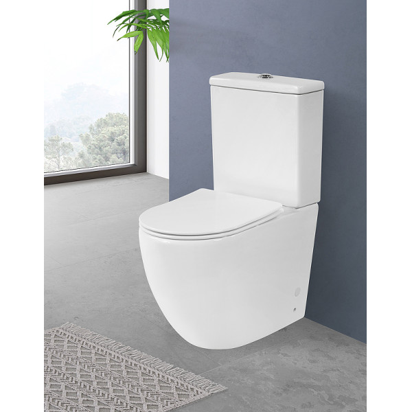 Унитаз-компакт BelBagno Amanda безободковый (BB051CPR/BB051SC)