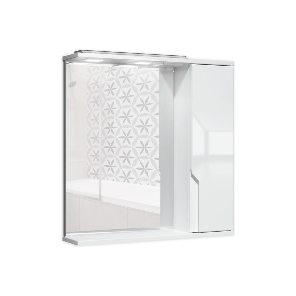 Шкаф зеркальный Домино Optima 65 правый (DO1907HZ) Шкаф зеркальный Домино Optima 65 правый (DO1907HZ)