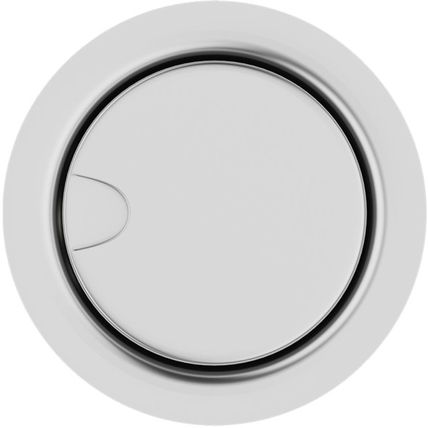 Выпуск с декоративной крышкой для кухонной мойки Omoikiri C-05-C сталь нержавеющая (4956656)