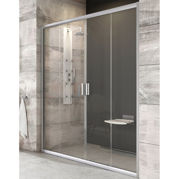 Дверь душевая Ravak Blix 180x190 стекло прозрачное, профиль сатин (0YVY0U0Z1)