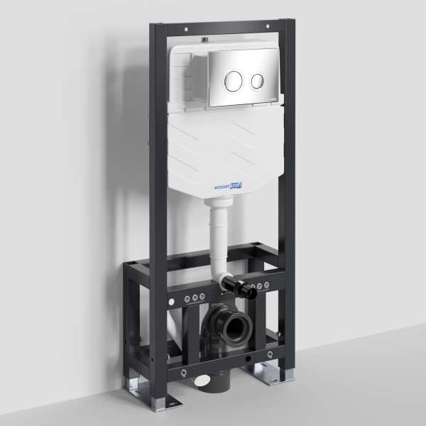 Инсталляция для унитаза WasserKRAFT Dill с клавишей смыва хром (61TLT.010.ME.CH01)