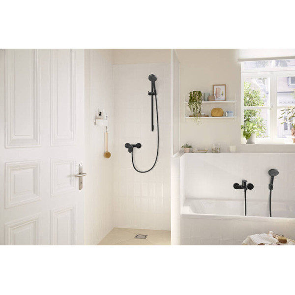 Смеситель для душа Hansgrohe Rebris S черный (72640670) Смеситель для душа Hansgrohe Rebris S черный (72640670)