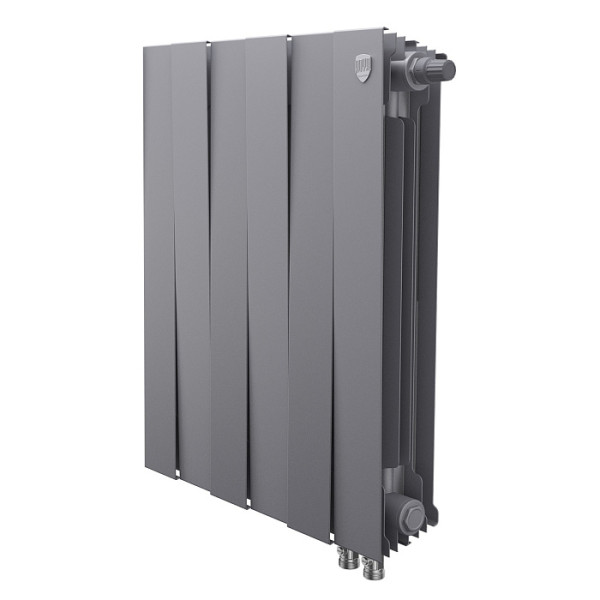 Радиатор биметаллический Royal Thermo PianoForte 500 Серебристый VR80 (6 секций) (RTPSVR803050006) Радиатор биметаллический Royal Thermo PianoForte 500 Серебристый VR80 (6 секций) (RTPSVR803050006)