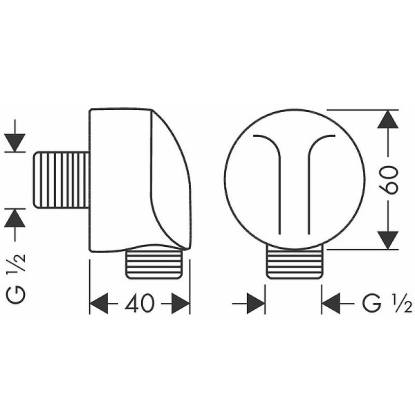 Держатель для шланга Hansgrohe Fixfit E шлифованная бронза (27454140) Держатель для шланга Hansgrohe Fixfit E шлифованная бронза (27454140)