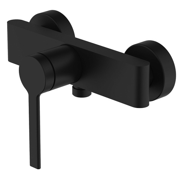 Смеситель для душа Azario Vincente с душевым комплектом черный (AZ-VRZ338326PA)