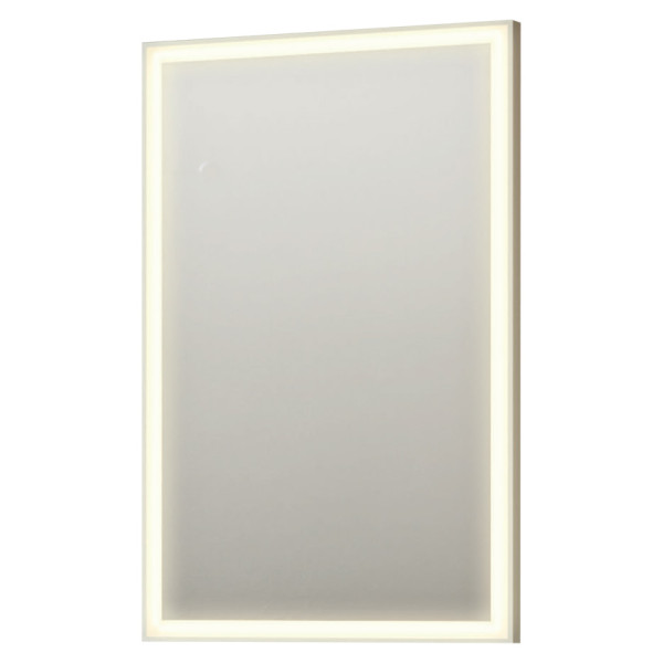 Зеркало с подсветкой Orka Cube 650x1000 белый матовый (3000368)