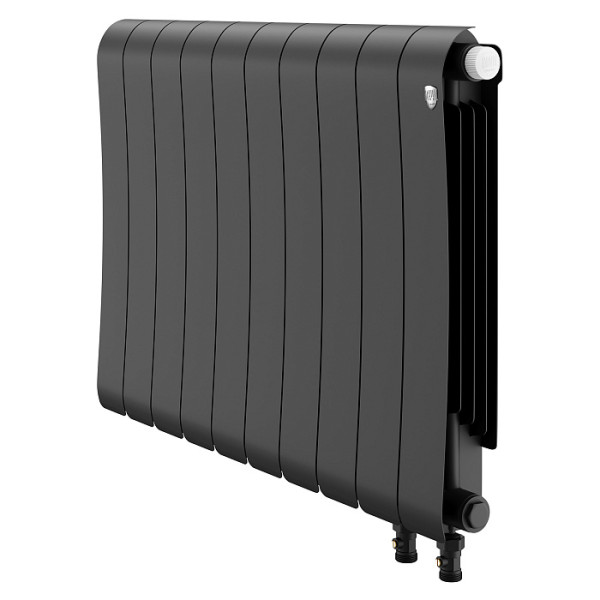 Радиатор биметаллический Royal Thermo Infinity 500 Noir Sable VR80 (10 секций) Чёрный (RTINNSVR8050010) Радиатор биметаллический Royal Thermo Infinity 500 Noir Sable VR80 (10 секций) Чёрный (RTINNSVR8050010)