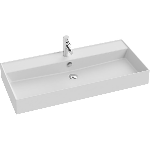 Раковина подвесная Jacob Delafon Vivienne 101x46,3 белая (EXBJ112-BCM)