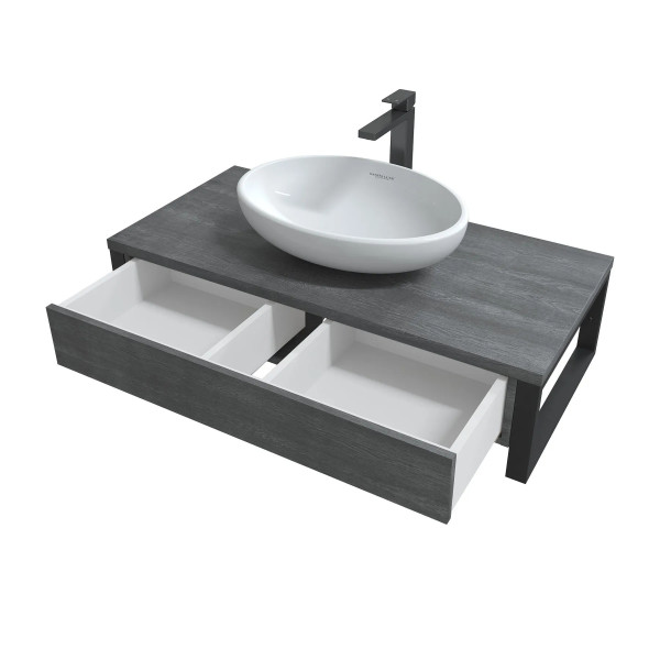 Тумба подвесная 1Marka Grundge Loft 1000x480x255 секвойя (Ц0000031979)